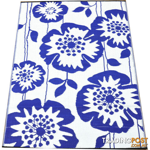 GODETIA Rug Purple & White 150x210cm