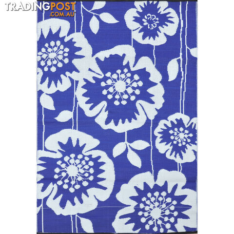 GODETIA Rug Purple & White 150x210cm