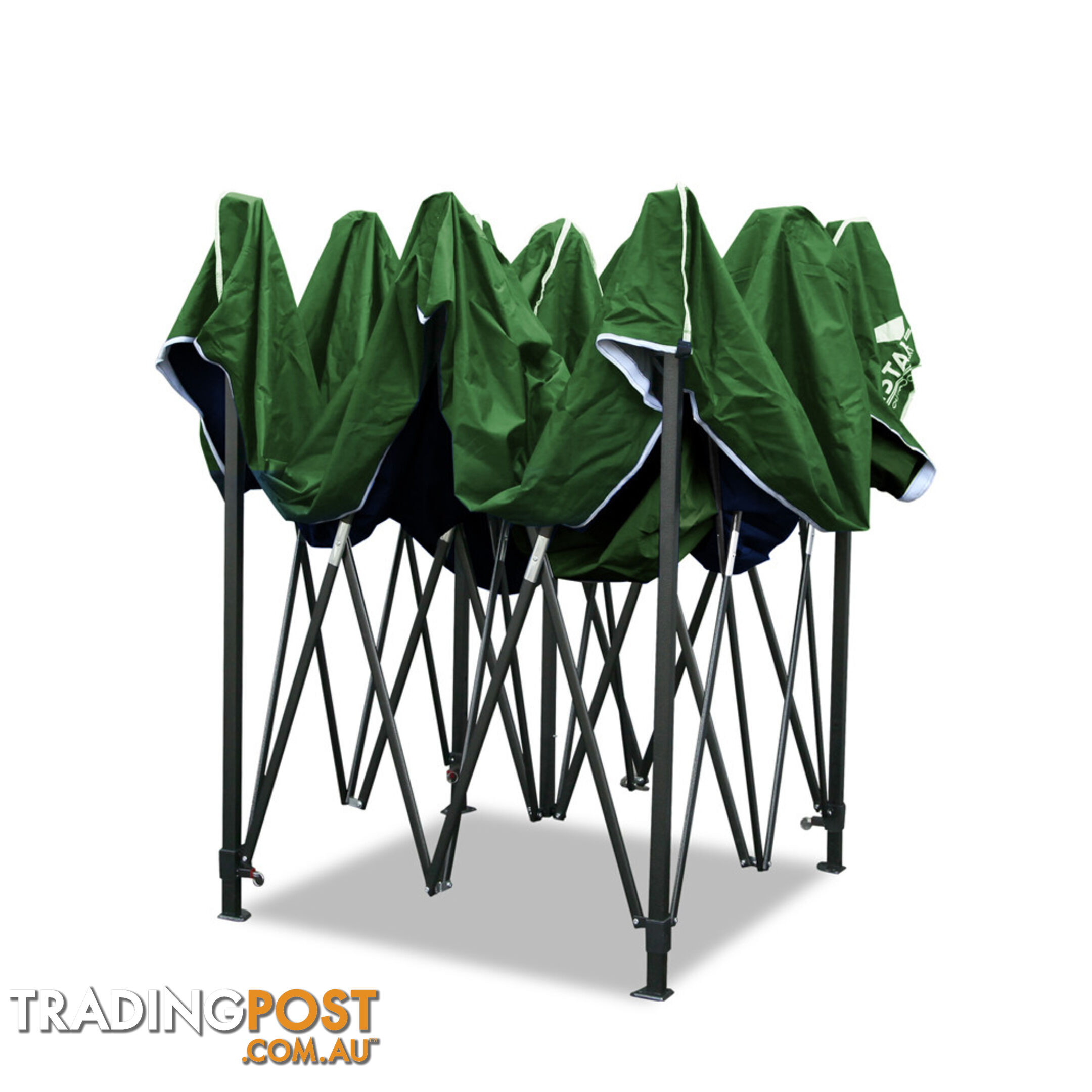 3x3 Pop Up Gazebo Hut with Sandbags Green