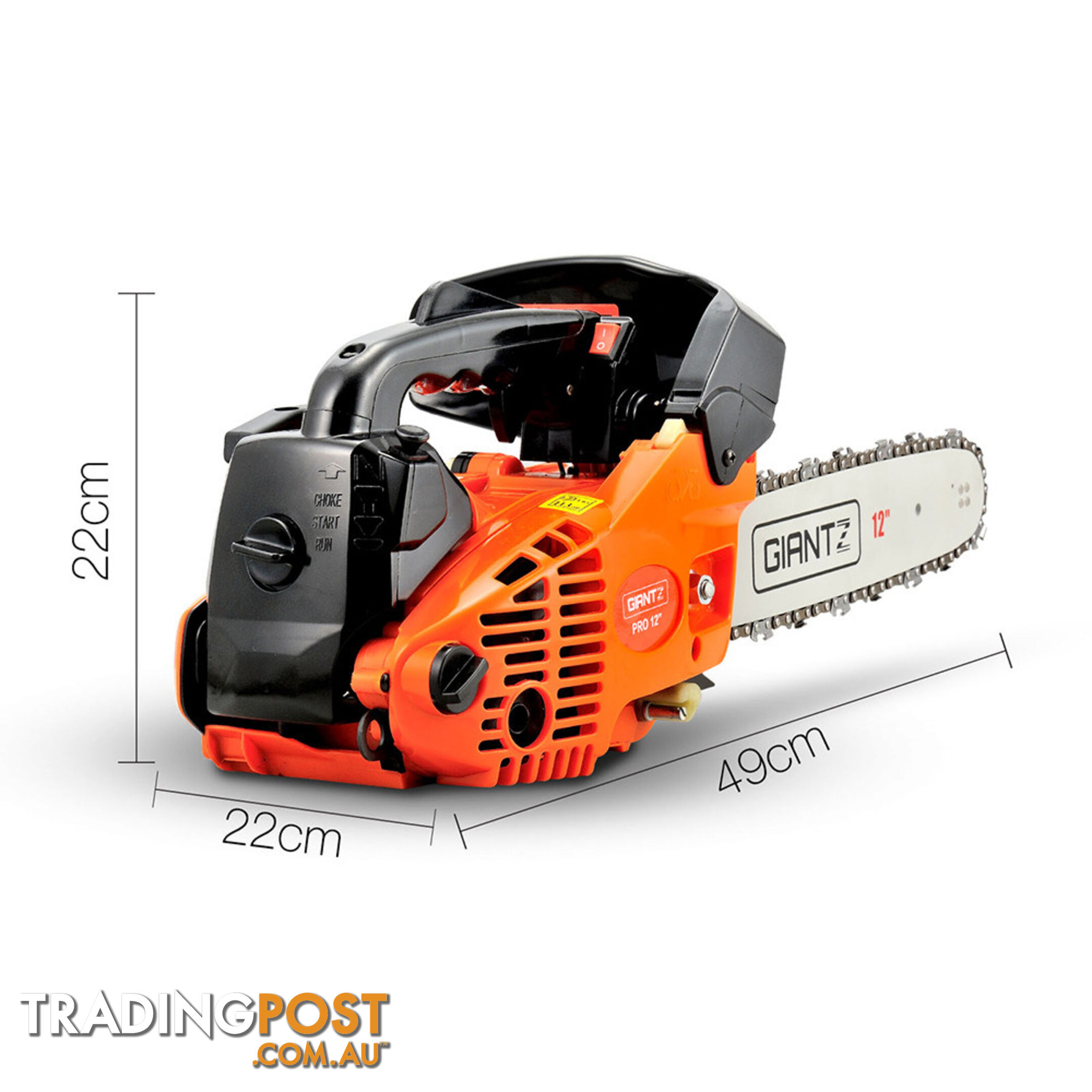 25CC Chainsaw 12 Bar - Red