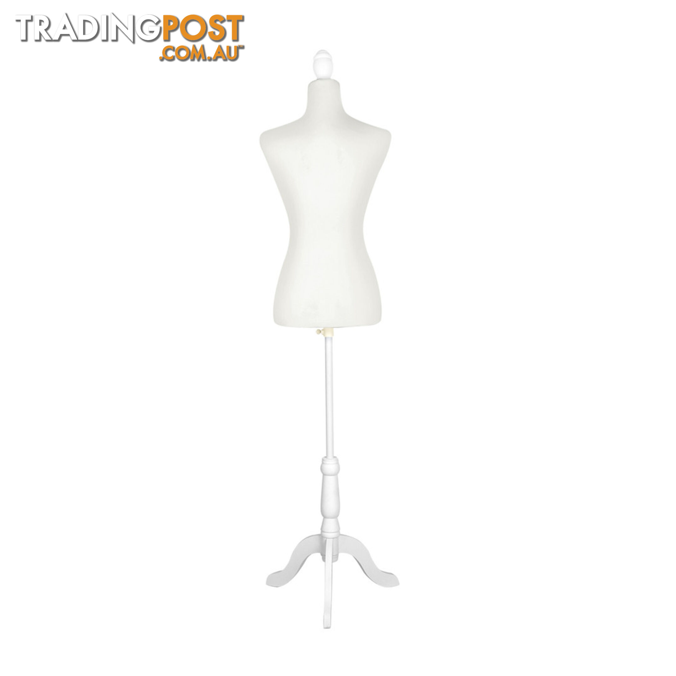 Female Mannequin Cloth Display Tailor Dressmaker White