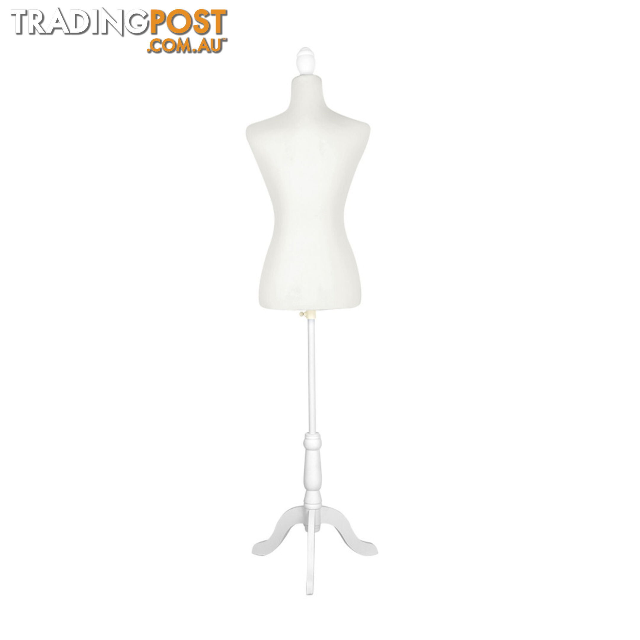 Female Mannequin Cloth Display Tailor Dressmaker White