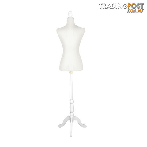 Female Mannequin Cloth Display Tailor Dressmaker White