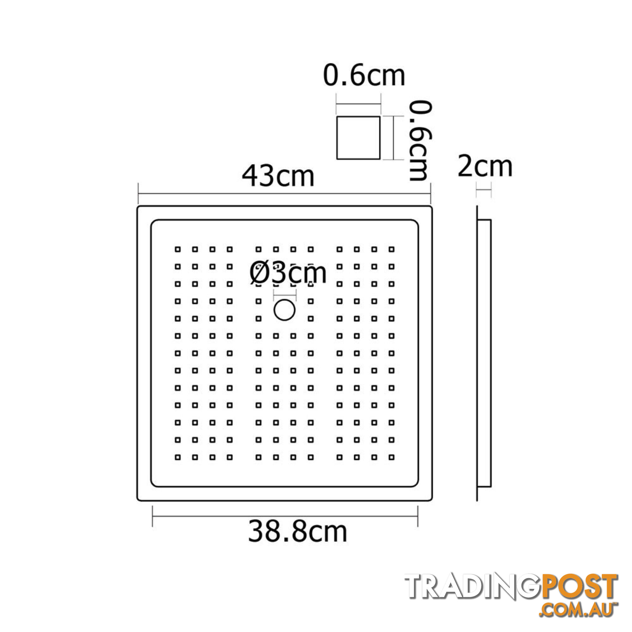 Stainless Steel Kitchen/Laundry Sink w/ Strainer Waste 1114 x 450mm