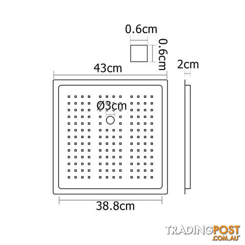 Stainless Steel Kitchen/Laundry Sink w/ Strainer Waste 1114 x 450mm