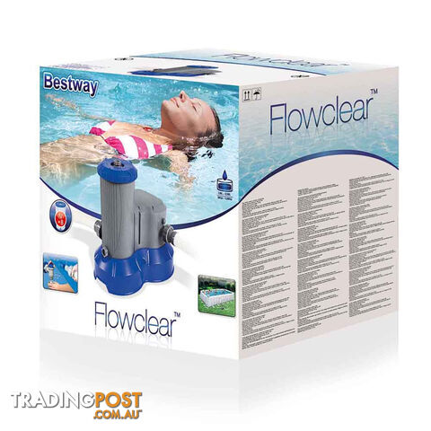 FlowClear 9,436L/H Water Flow Rate with Filter Cartridge