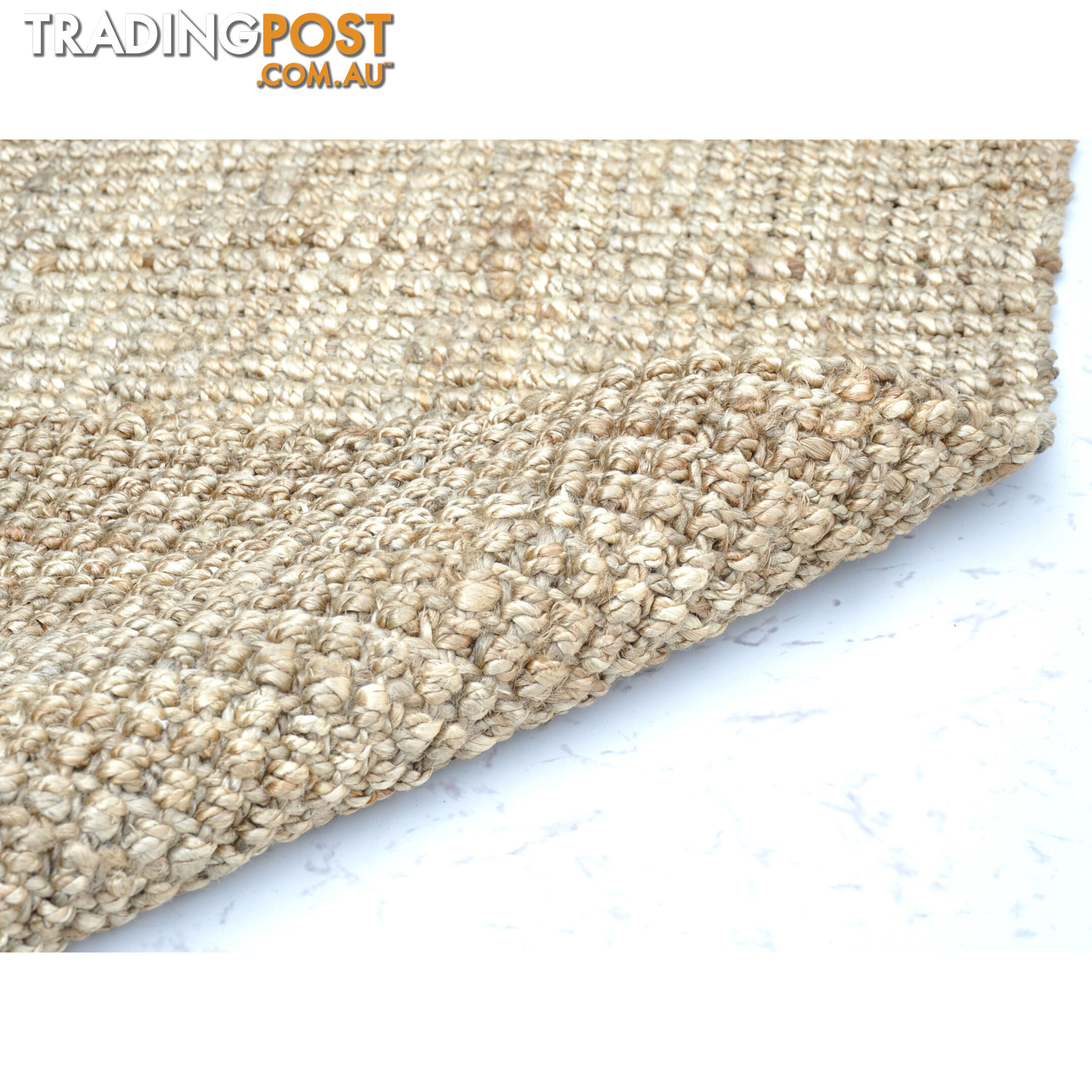 Boculle Thick Jute Rug Natural Jute 190x290cm