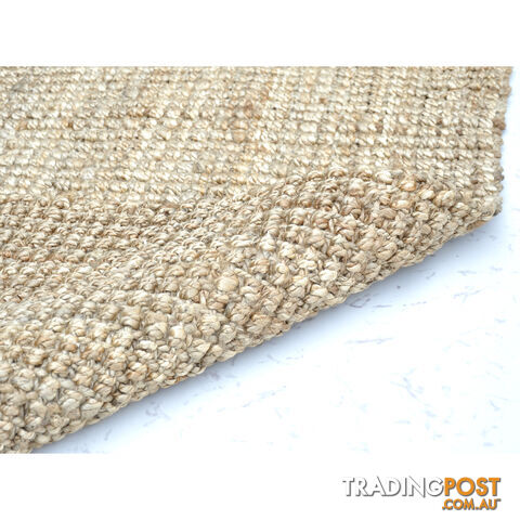 Boculle Thick Jute Rug Natural Jute 190x290cm