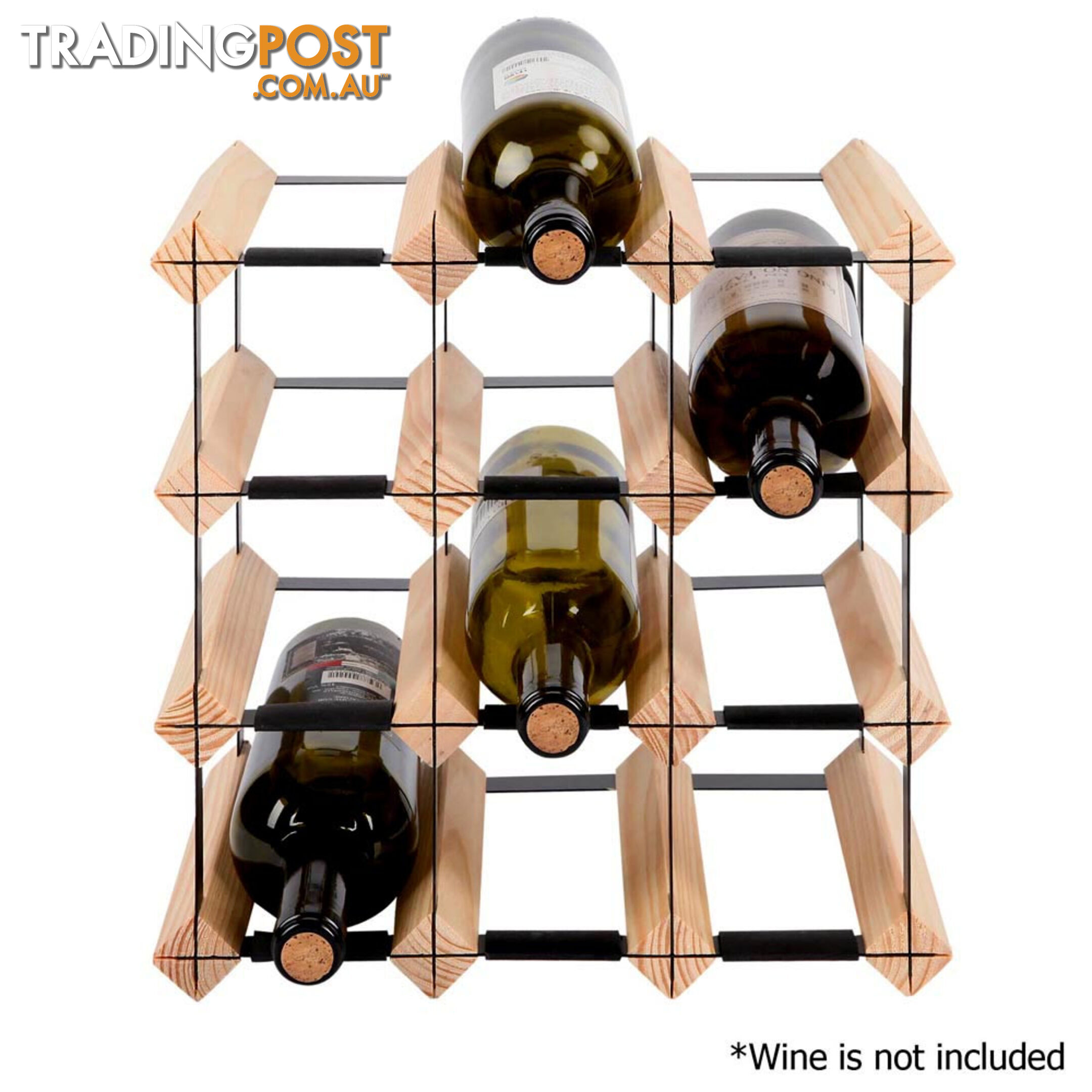 Timber Wine Rack 20 Bottles