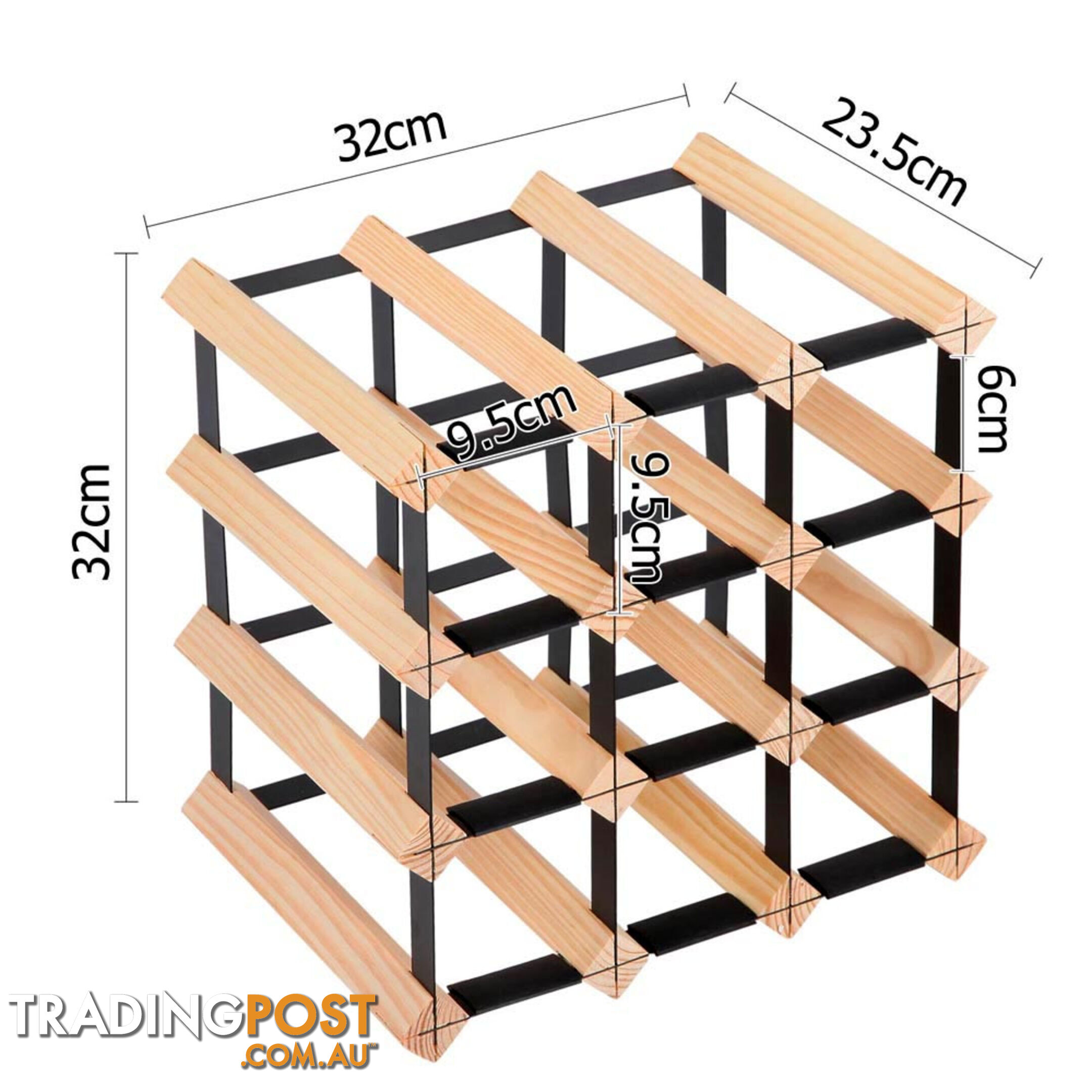 Timber Wine Rack 20 Bottles