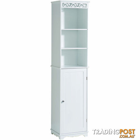 Lure Tall Cupboard in WHITE