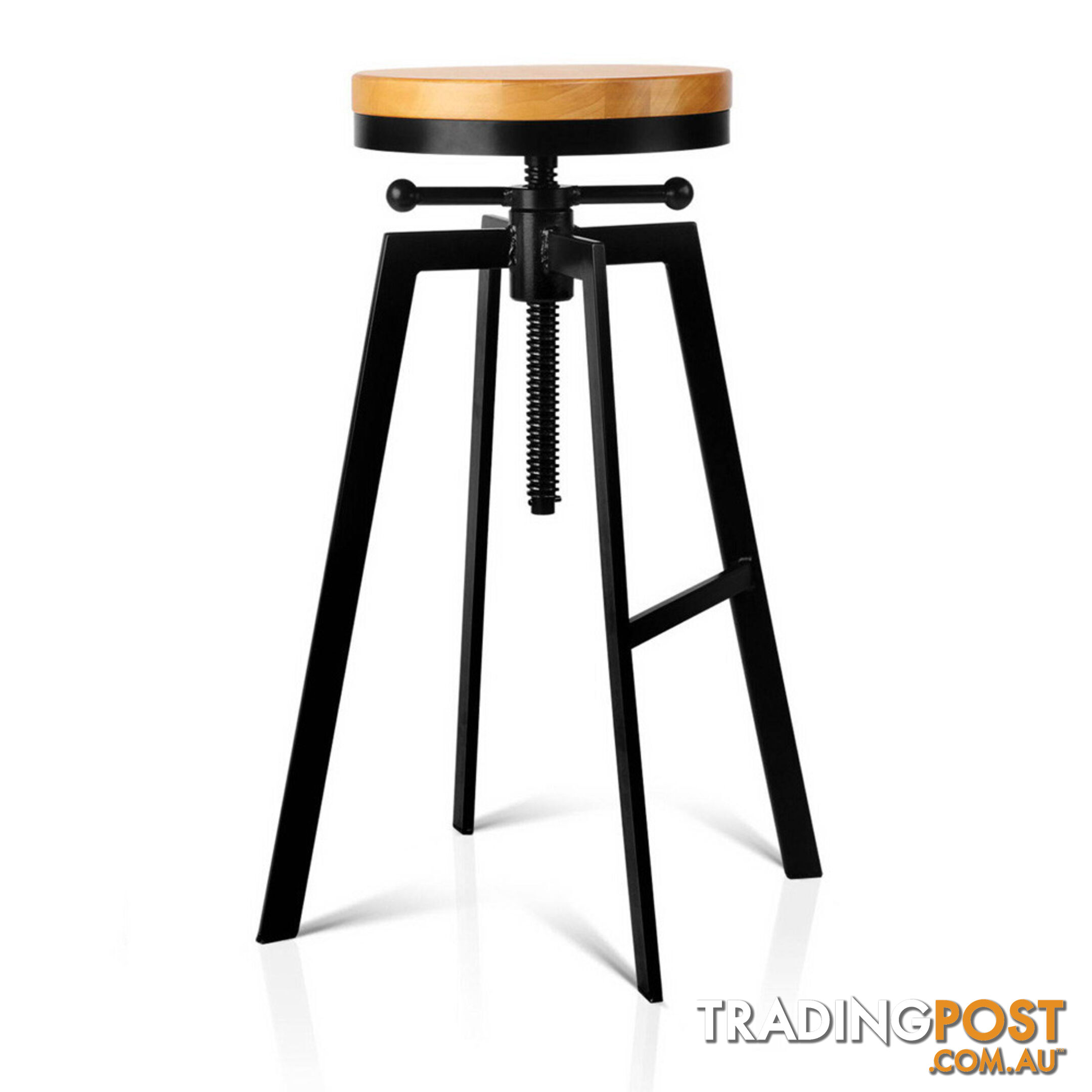 Adjustable Height Industrial Stool