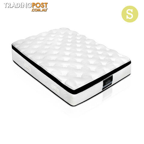 Latex Pillow Top Pocket Spring Mattress Single