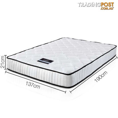 High Density Foam Pocket Spring Mattress 21cm Double - photo 2 of 9