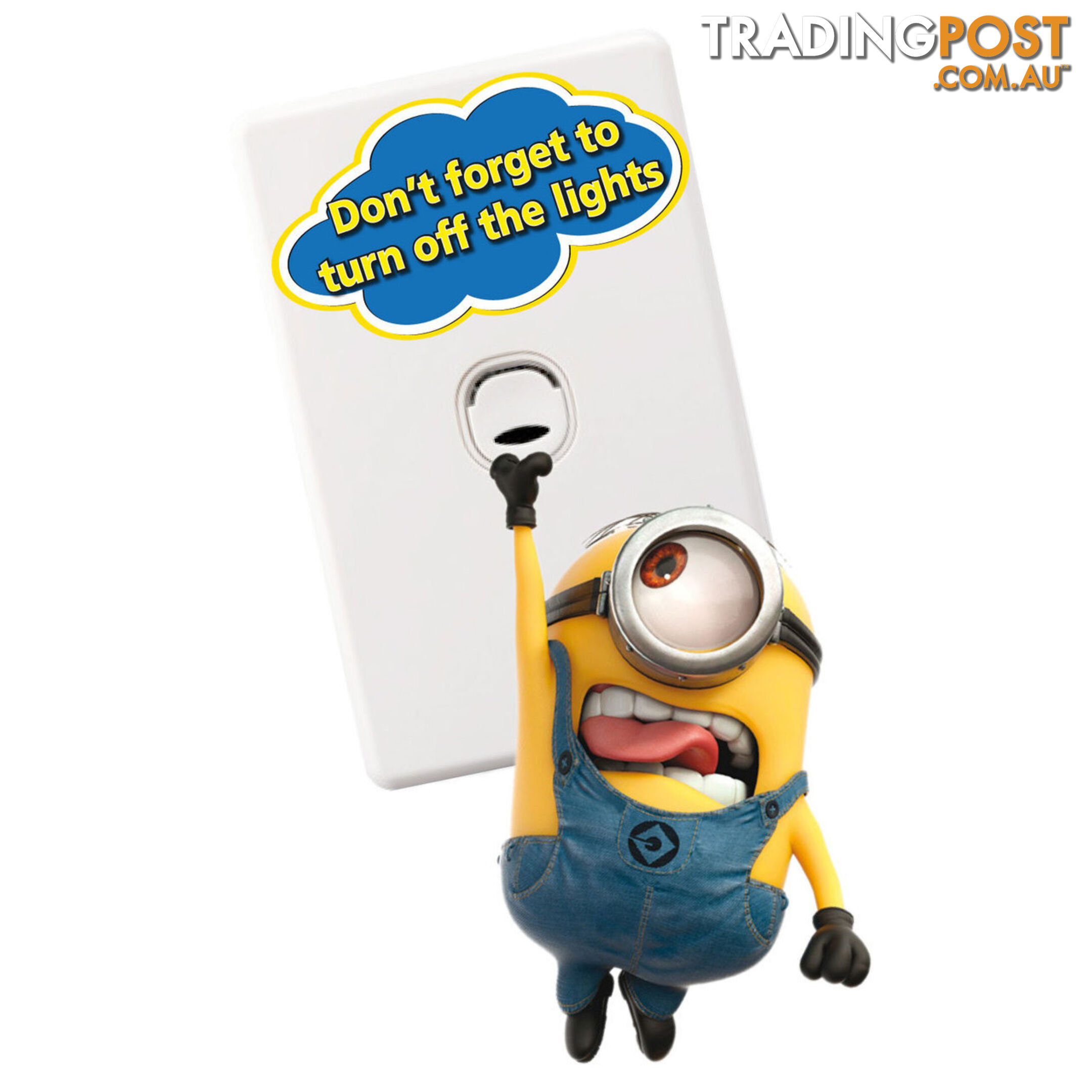 Minions Light Switch Wall Stickers - Totally Movable