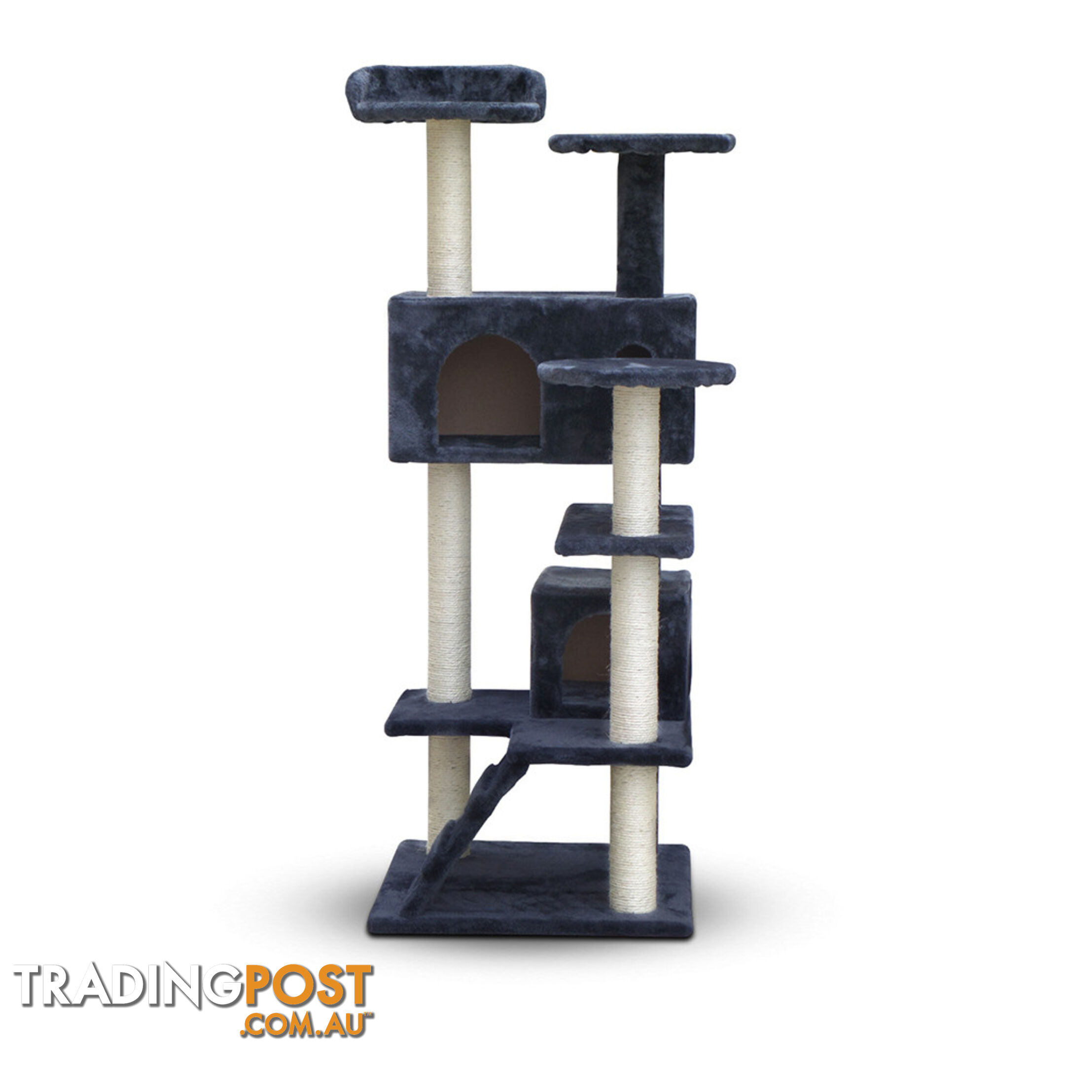 Cat Scratching Post  Tree House Condo 134cm Grey