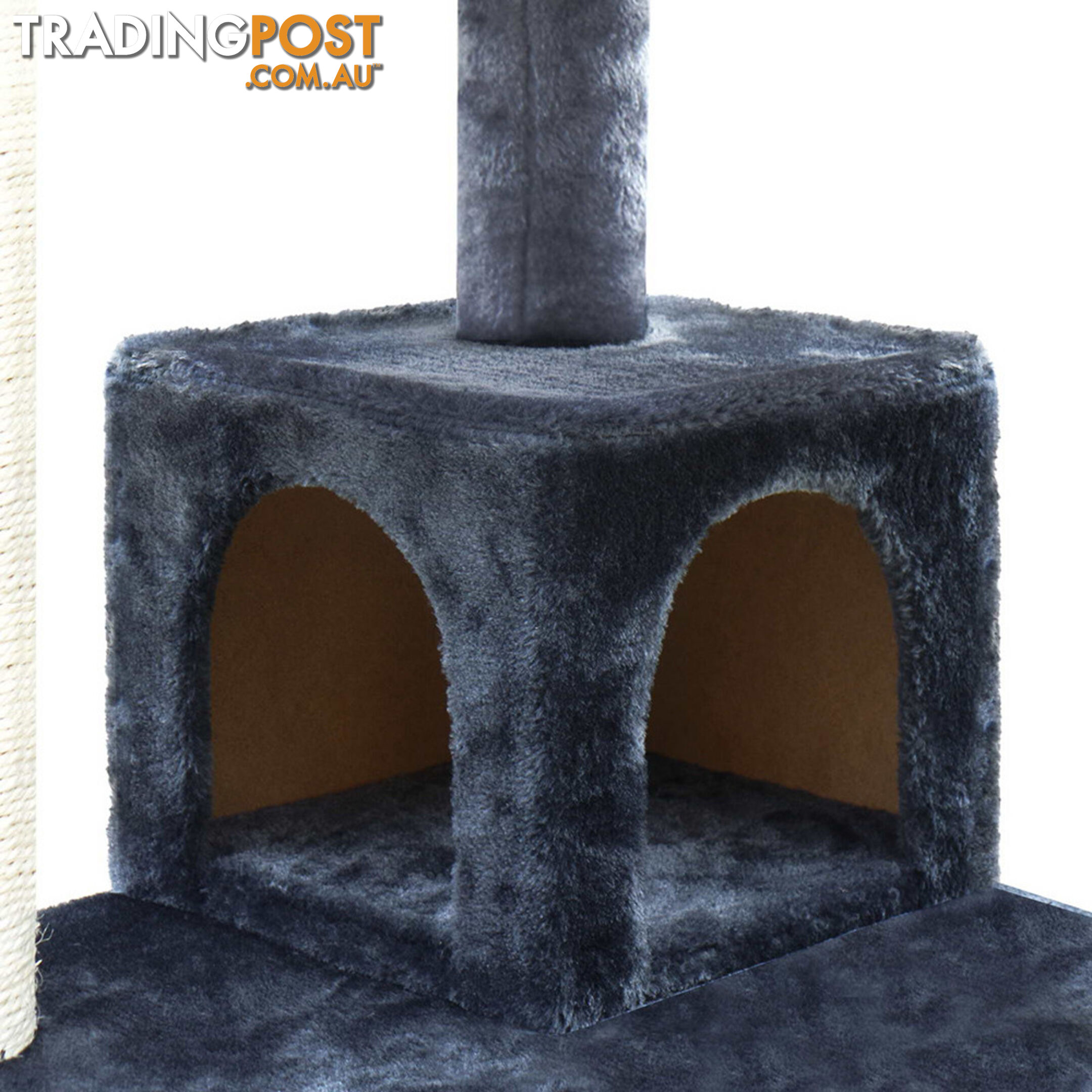 Cat Scratching Post  Tree House Condo 134cm Grey