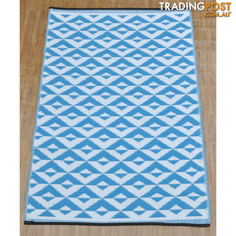 BARFI Rug Torquise & White 150x210cm