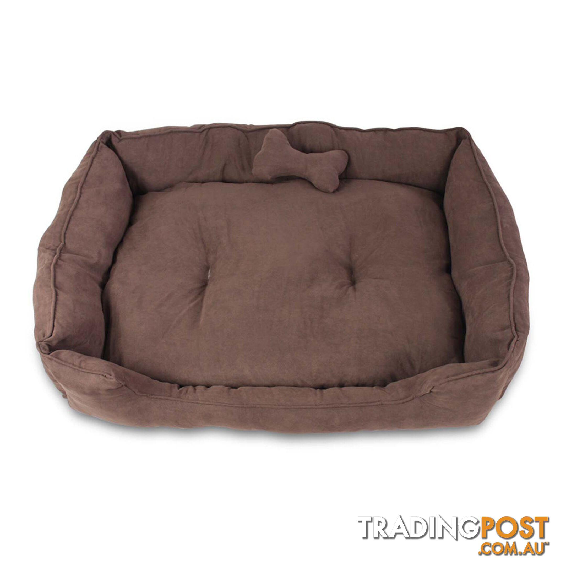 Faux Suede Washable Dog Bed - Extra Large