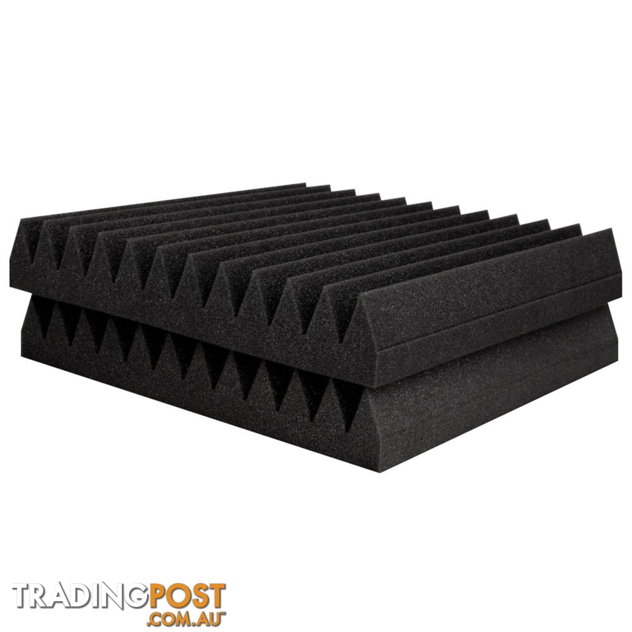 Set of 20 Studio Wedge Acoustic Foam Charcoal 30 x 30cm