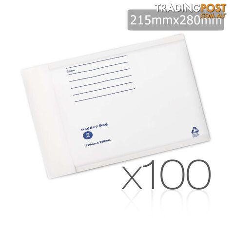 Bubble Padded Mail Envelopes 100pcs 215mm x 280mm