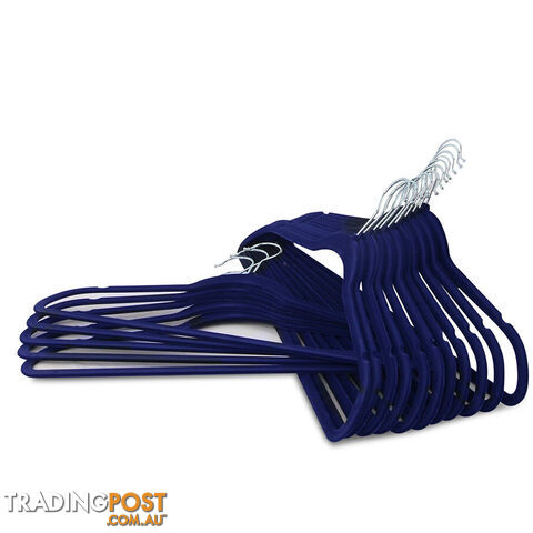 Set of 100 Velvet Coat Hangers