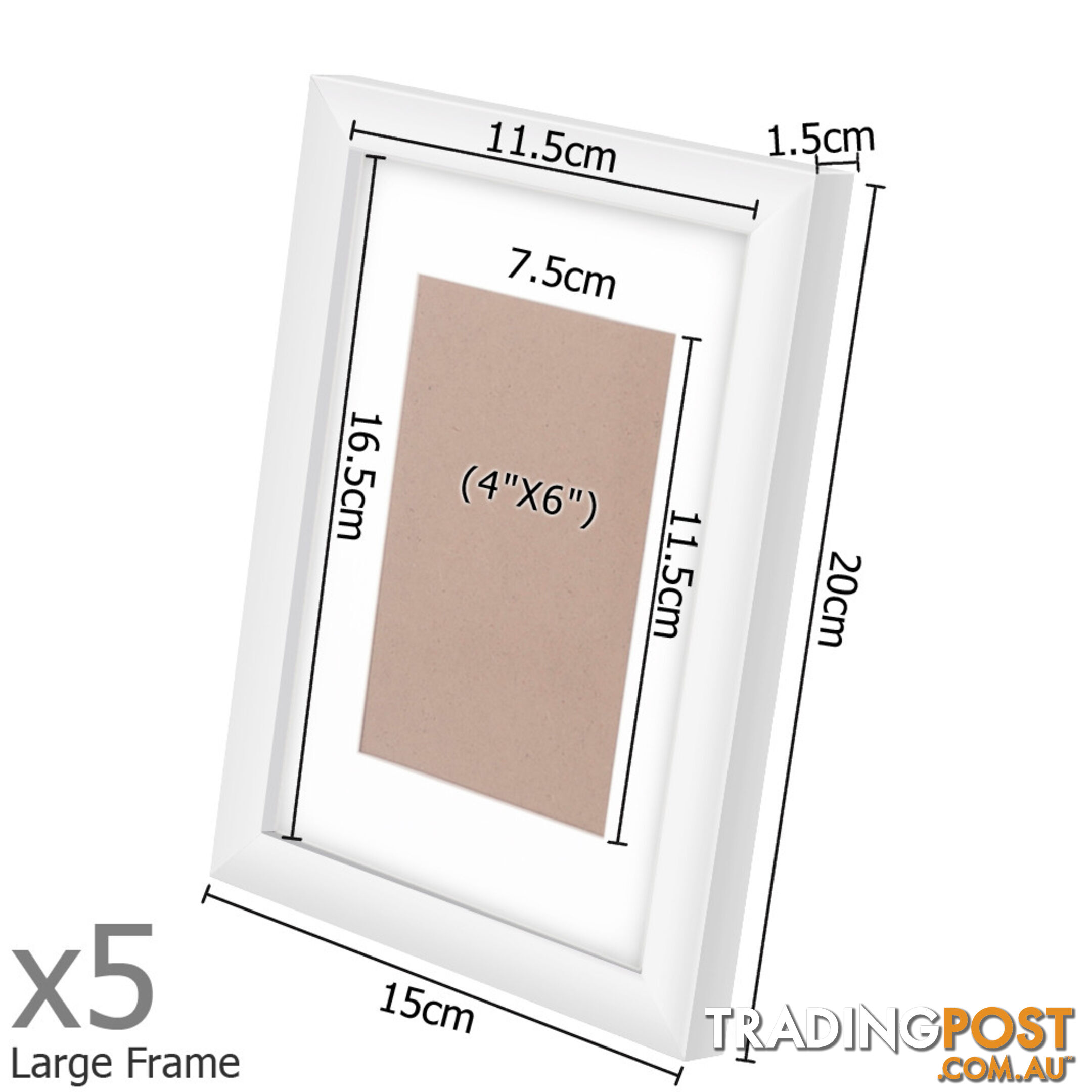 26 pcs Photo Frames Set Wall White