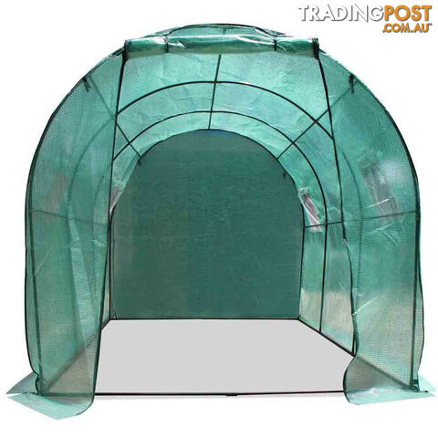 Greenhouse with Green PE Cover - 3M x 2M