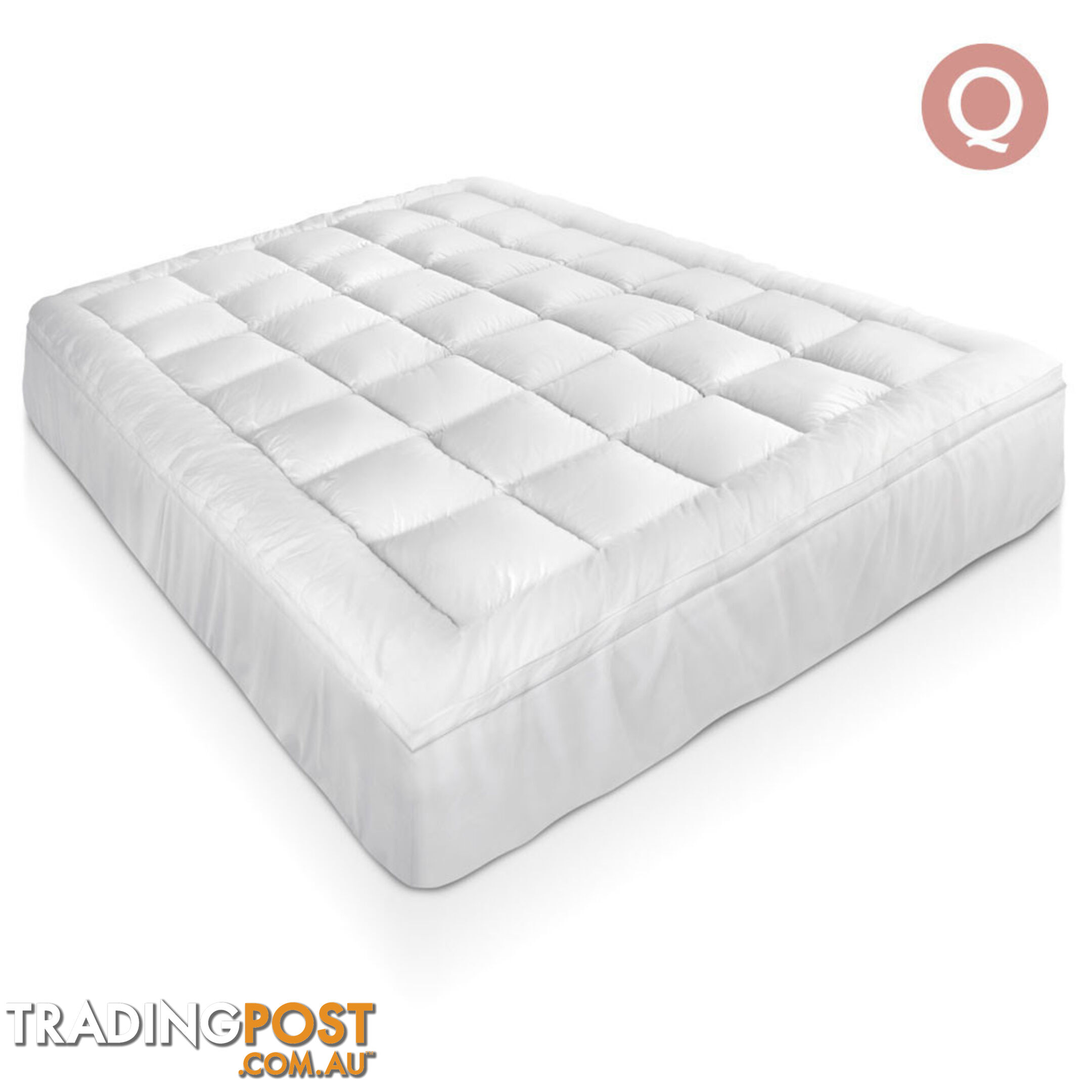 Bamboo Pillowtop Mattress Topper 5cm - Queen