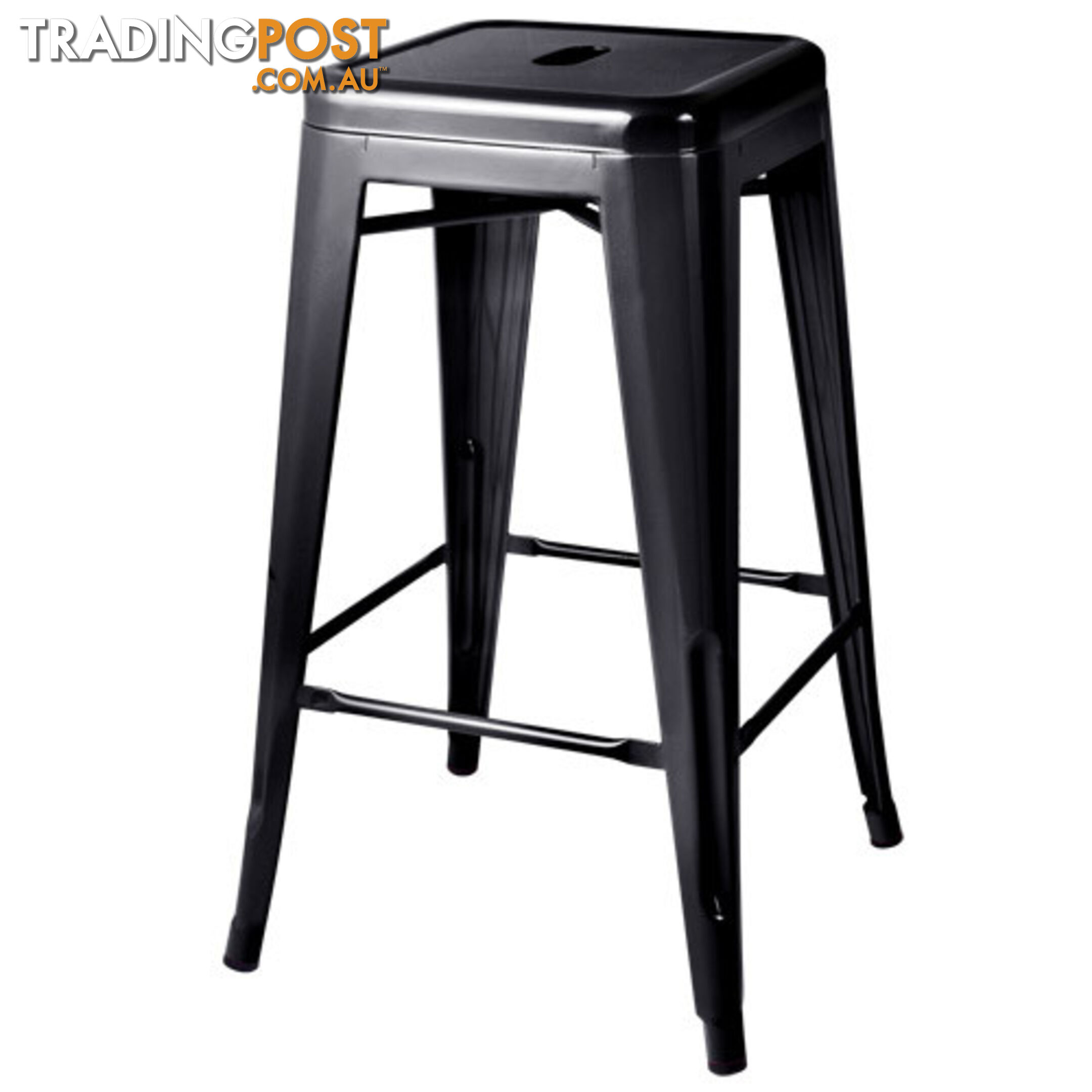 Set of 4 Replica Tolix Kitchen Bar Stool 66cm Metal