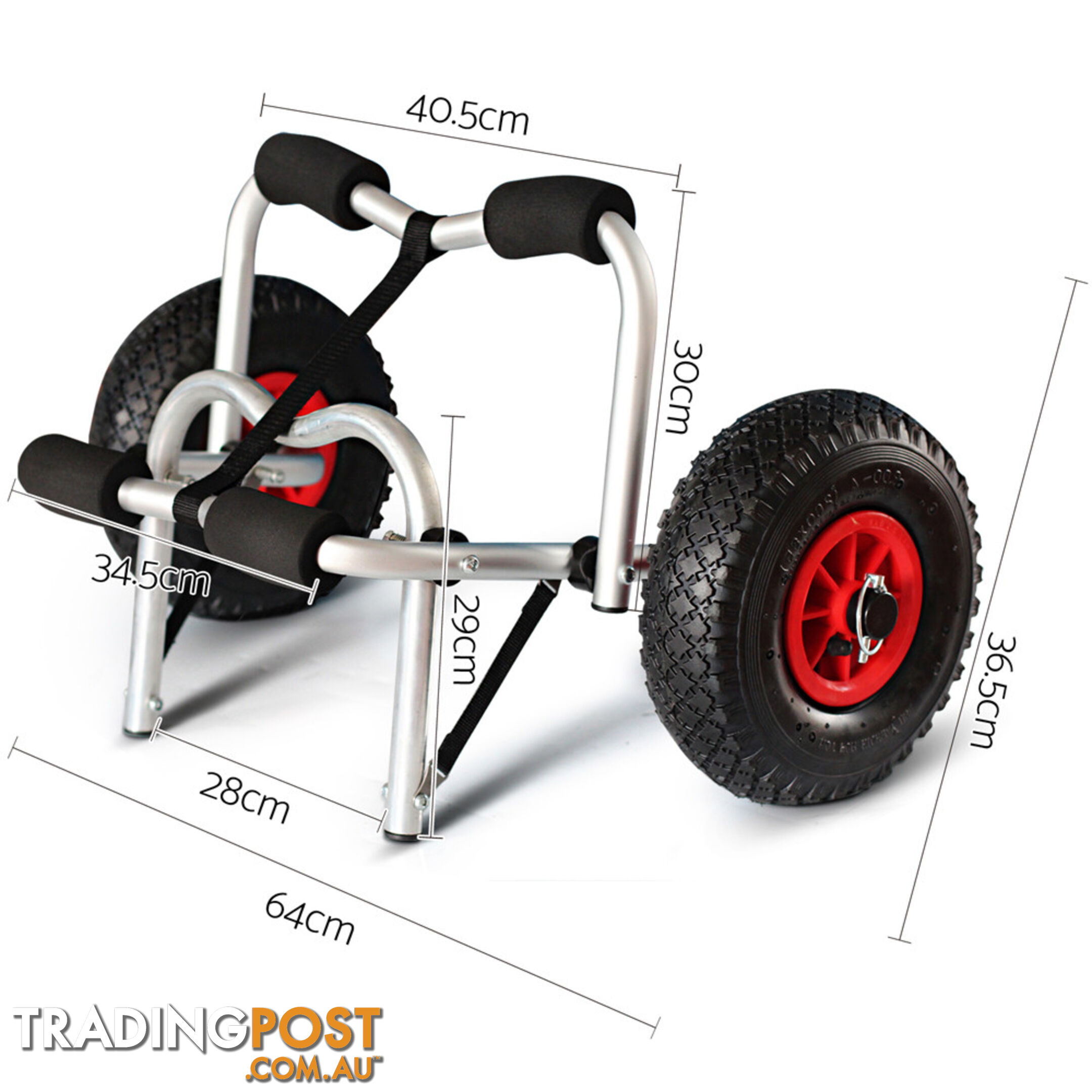 Heavy Duty Aluminium Kayak Trolley  100KG