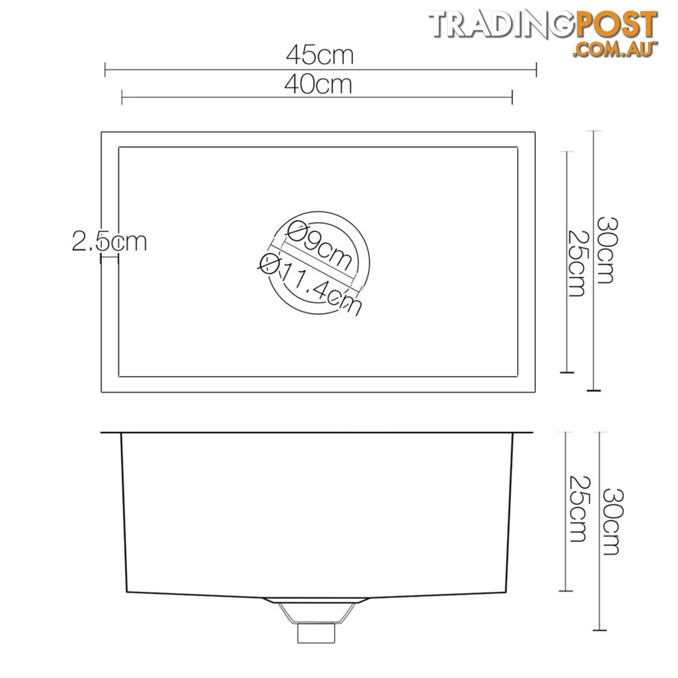 Stainless Steel Kitchen Sink Colander Rectangle