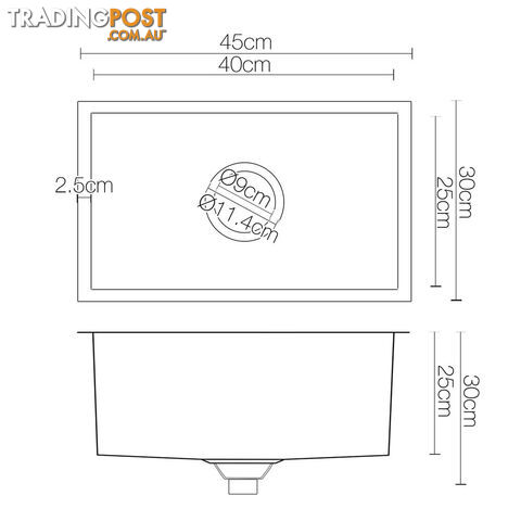 Stainless Steel Kitchen Sink Colander Rectangle