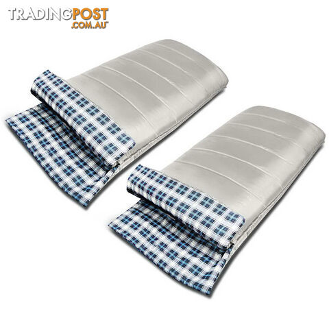 Double Envelope Sleeping Bag - Cream