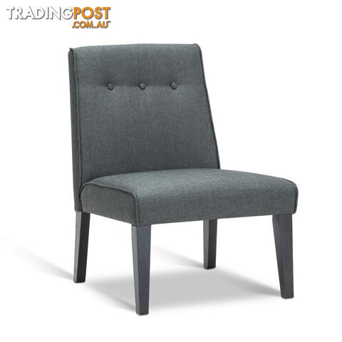 Fabric Dining Lounge Chair - Grey