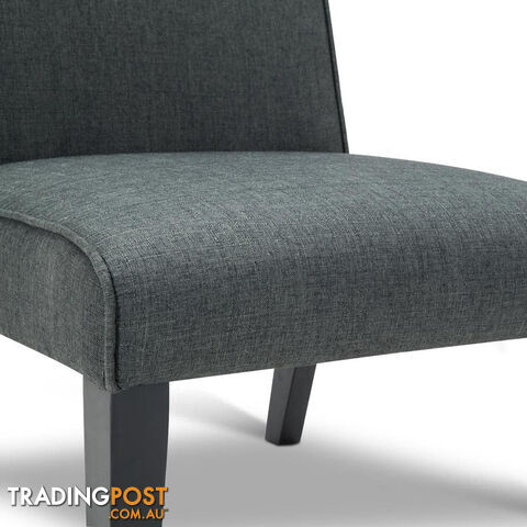 Fabric Dining Lounge Chair - Grey