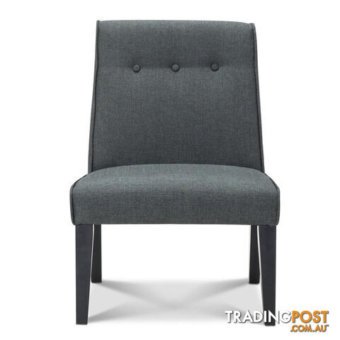 Fabric Dining Lounge Chair - Grey