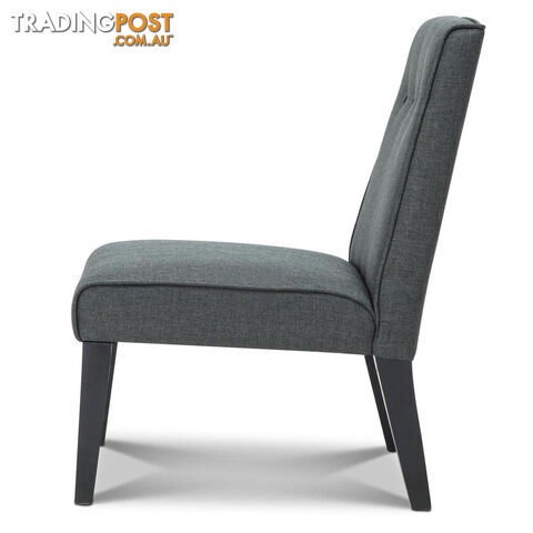 Fabric Dining Lounge Chair - Grey