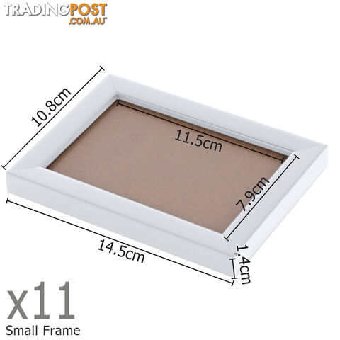 23 pcs Photo Frames Set Wall White