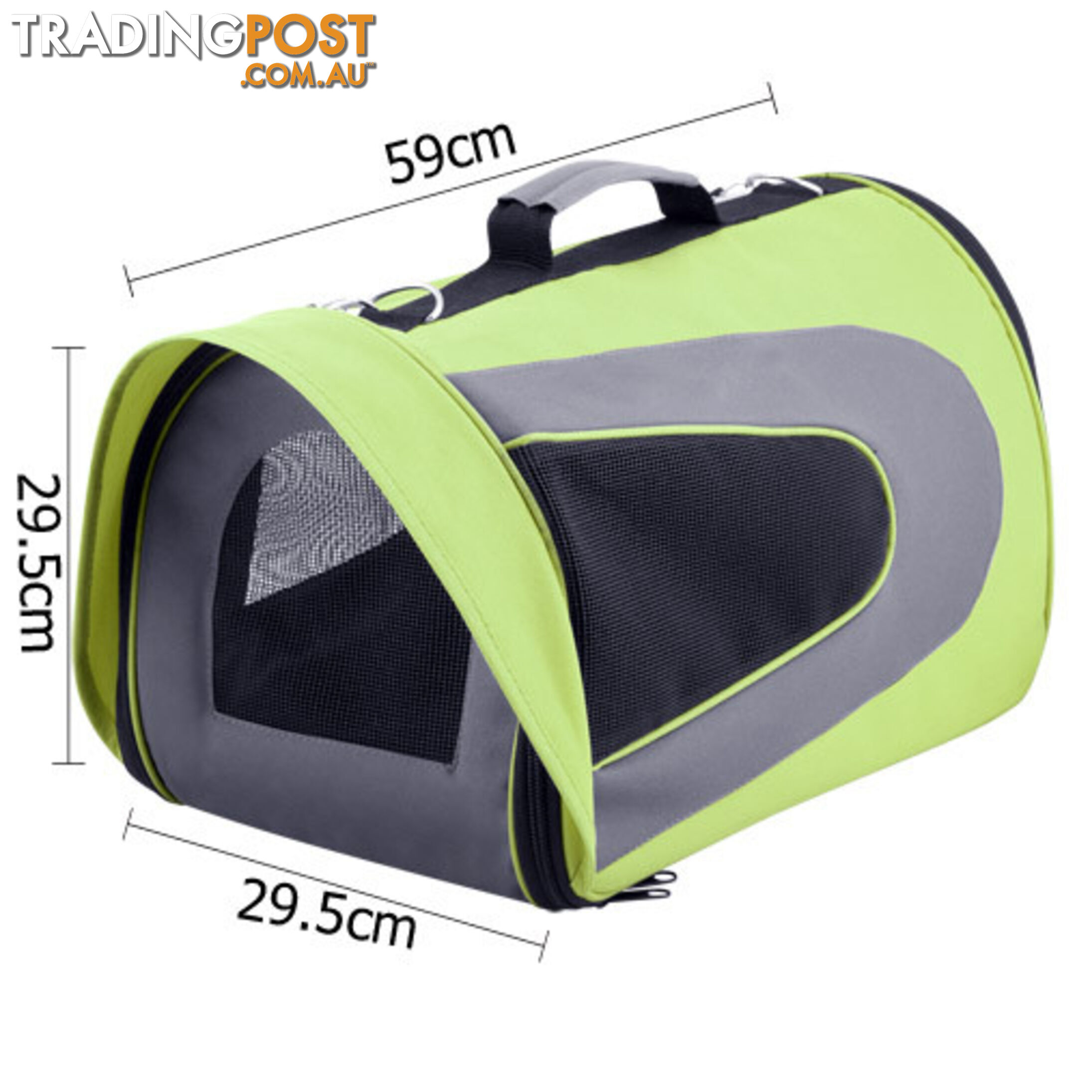 Pet Dog Cat Carrier Travel Bag XLarge Lime Green