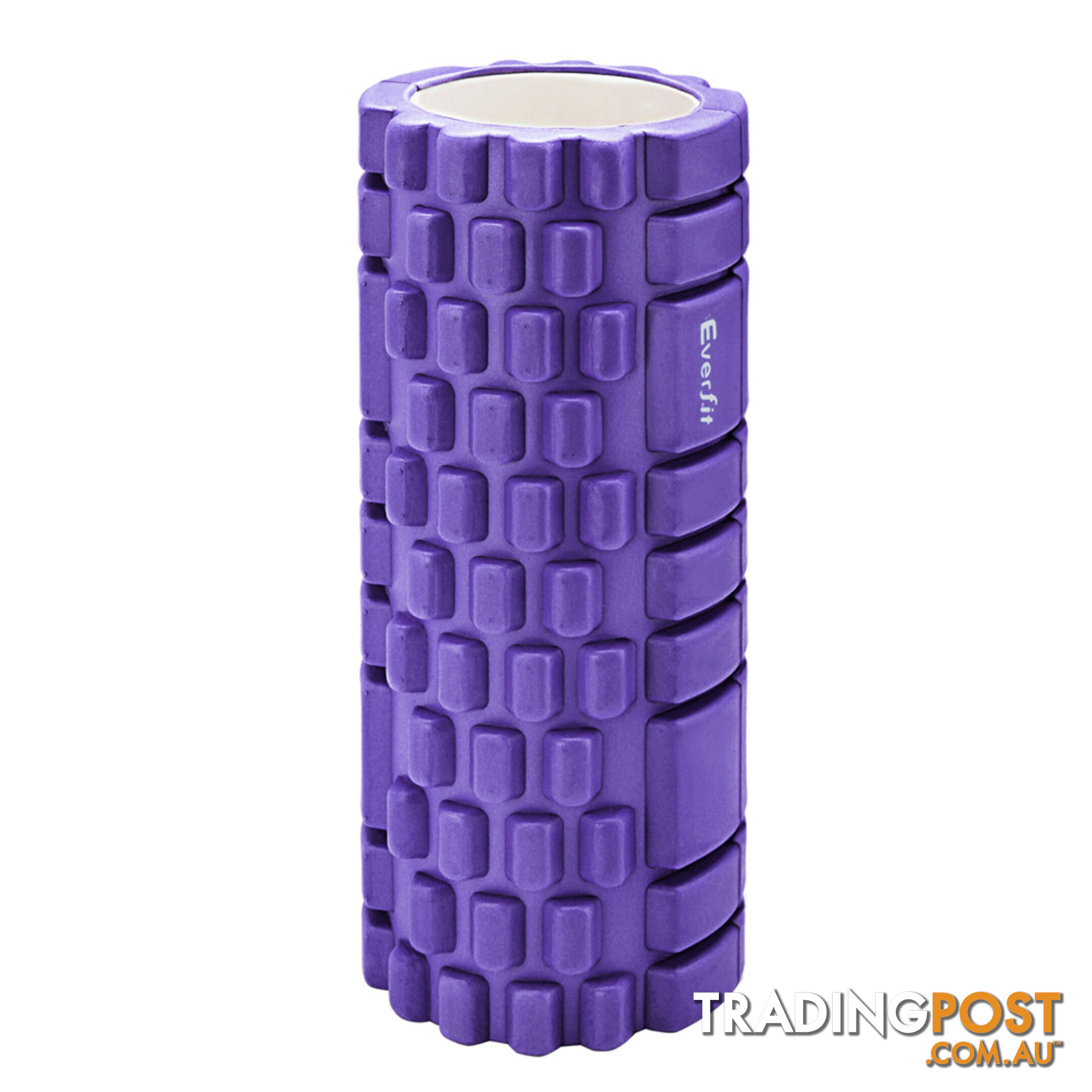 Yoga Gym Pilates EVA Stick Foam Roller Blue 90 x 15cm