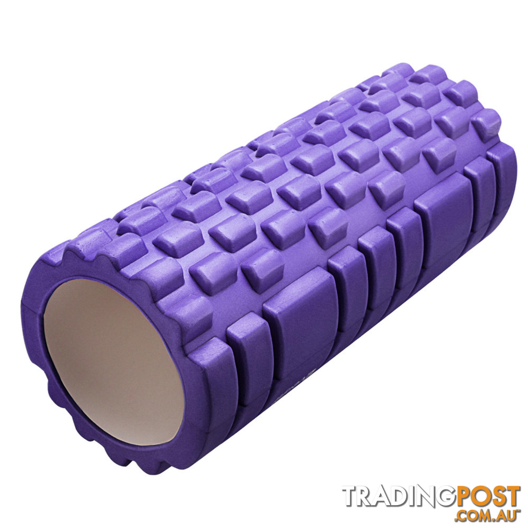 Yoga Gym Pilates EVA Stick Foam Roller Blue 90 x 15cm