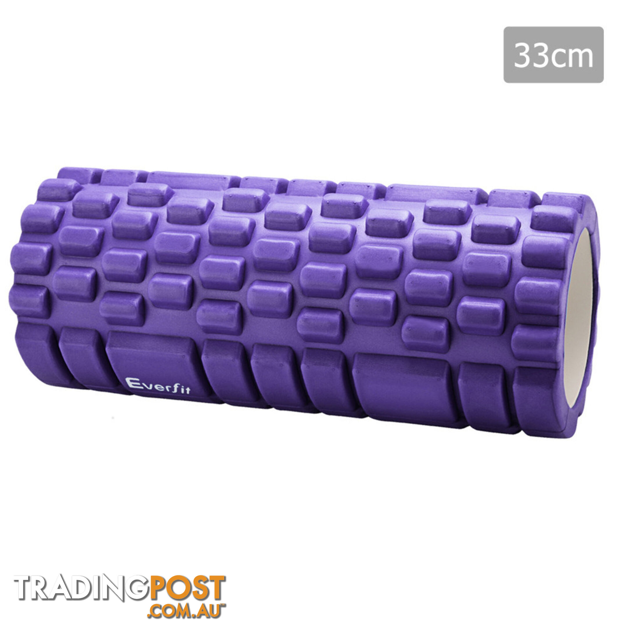 Yoga Gym Pilates EVA Stick Foam Roller Blue 90 x 15cm