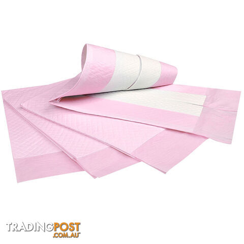 200 Puppy Pet Dog Toilet Training Pads Pink