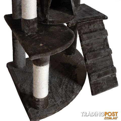 Cat Scratching Poles Post Furniture Tree 193cm Dark Grey - photo 5 of 8