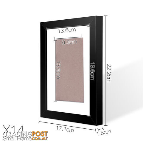 20 pcs Photo Frames Set Wall Black