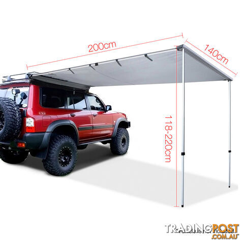 2X1.4M Car Awning  - Grey