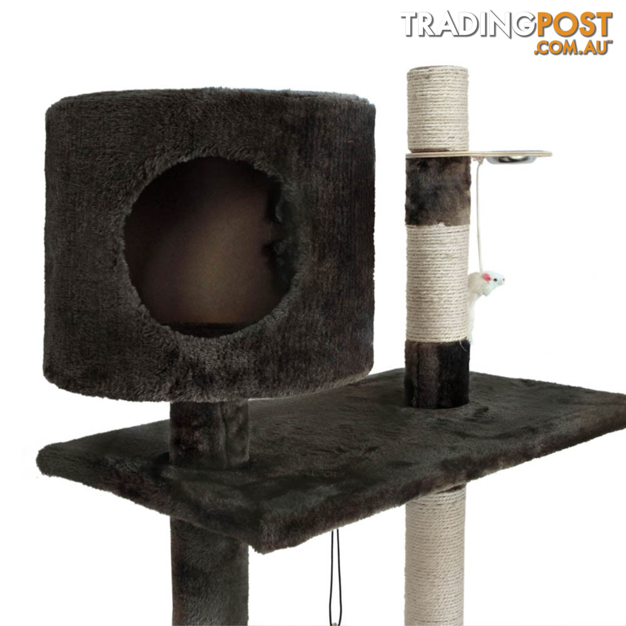 Cat Scratching Poles Post Furniture Tree 170cm Grey