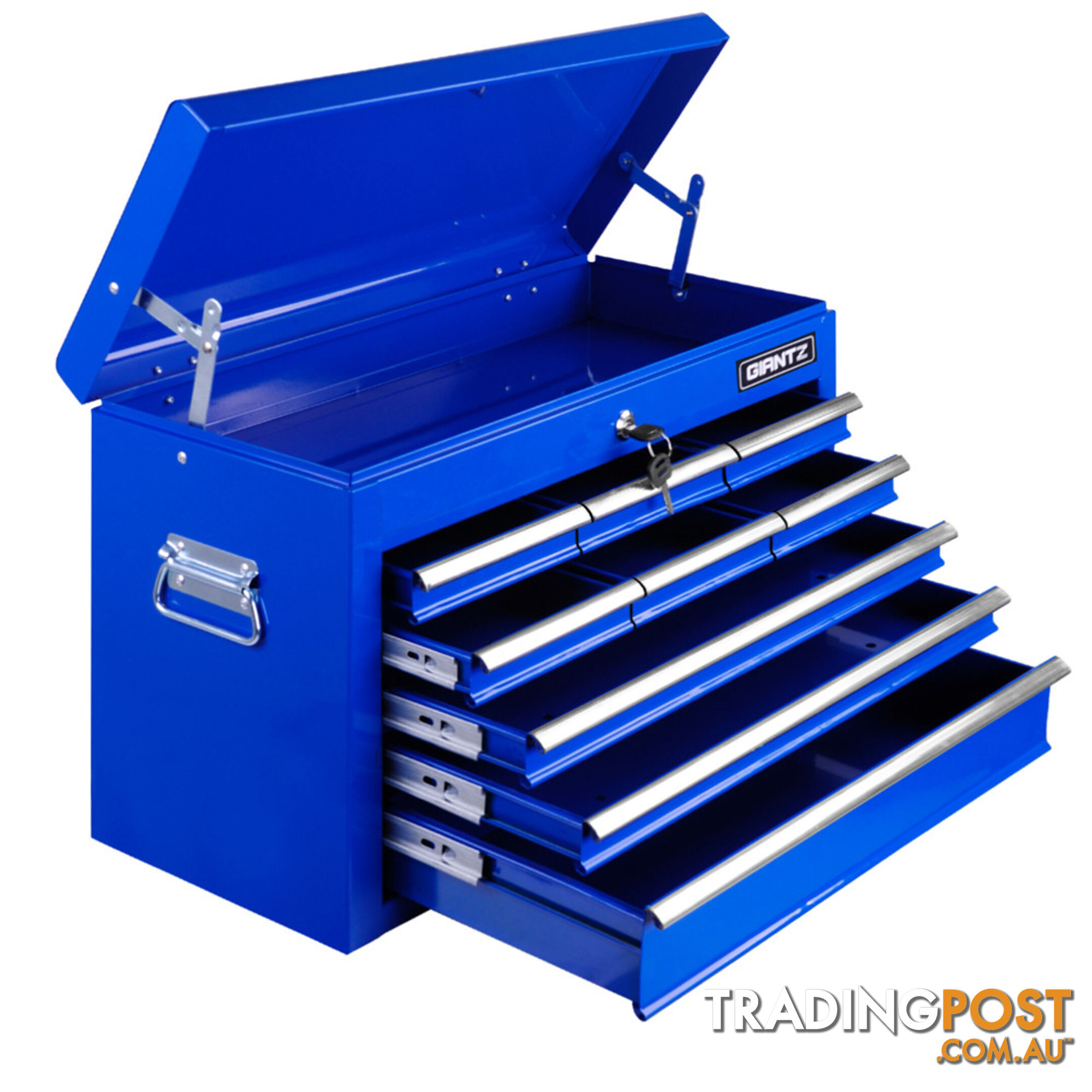 9 Drawers Tool Box Chest Blue