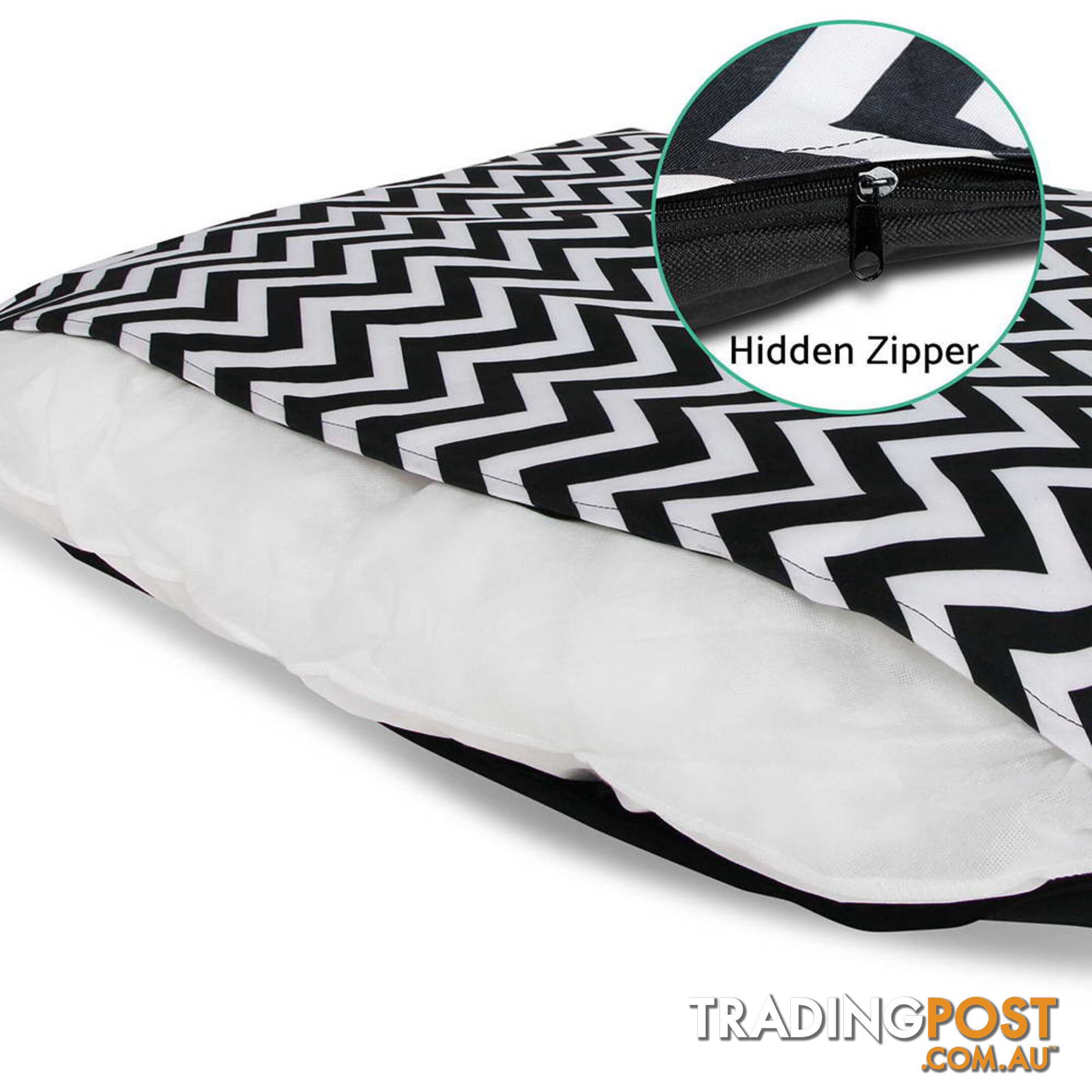 Washable Wavy Stripe Heavy Duty Pet Bed - XXLarge